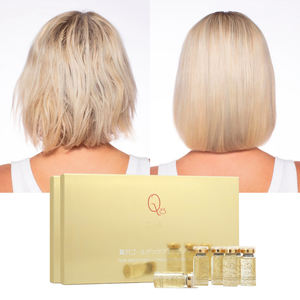 Q8 24K Pulidor Brillo Suero para el cabello Mejor fortalecimiento Brillo Aceite de argán Orgánico Nutritivo Cabello seco diario Etiqueta privada - Product Image 6