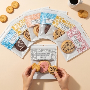 Low MOQ 500PCS Wholesale Custom Logo Cookie Doypack Heat Seal Moisture Proof 7g Capacity 24 Hours Quick Response DDP Shipping - Product Image 2