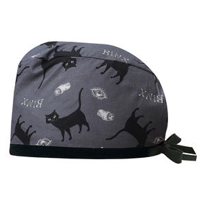 Logo personalizzato simpatico modello di cappelli da ospedale regolabili copricapo medico dentista lavoro Scrub cappello chirurgico per infermiere - Product Image 6