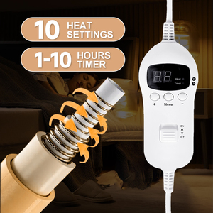 Điện nước nóng chăn với CE/ROHS chứng nhận 10 mức nhiệt & Tự động tắt bảo vệ quá nhiệt cho nhà/văn phòng mùa đông ấm áp - Product Image 5