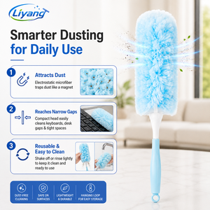 Recharges de balais à poussière jetables en microfibre portables en gros, compatibles avec le balai à poussière <span class=keywords><strong>Swiffer</strong></span> pour le nettoyage domestique - Product Image 5