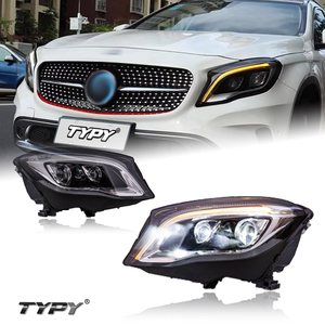 TYPY, luz de coche, lámpara de cabeza LED completa, señal de giro secuencial, piezas de automóvil para Mercedes Benz X156 GLA, faro delantero 2015-2019 GLA180 <span class=keywords><strong>GLA200</strong></span> - Product Image 1