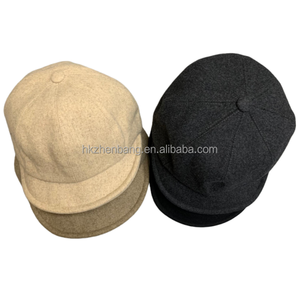 Nouvelle Tendance Personnalisée : Béret en Polaire Couleur Unie de Luxe, Casquette Gavroche Style Britannique Décontracté Unisexe Quatre Saisons - Product Image 1