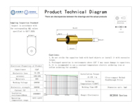 Filtre EMI de type 2016 12pF NPO 200V pour circuits électroniques de précision.