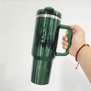 Lot de 20 gobelets isothermes en acier inoxydable de 40 oz avec logo personnalisé, aspect métallique, pour Noël, les fêtes, les cadeaux pour les familles, les amoureux, les amis - Product Image 3