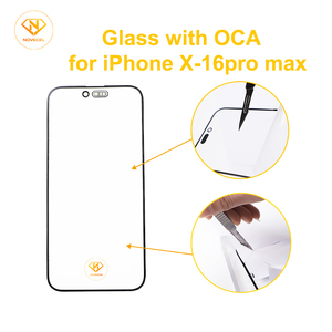 Novecel กระจกหน้าจอสัมผัสสำหรับ <span class=keywords><strong>iPhone</strong></span> 17/17air/17pro/17 <span class=keywords><strong>PRO</strong></span> MAX 16 15 14 13กระจก LCD ด้านนอกพร้อมกาวสำหรับเปลี่ยนเลนส์ - Product Image 3