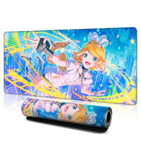 Tapis de souris de jeu XXL, base en caoutchouc antidérapante, tapis de bureau imperméable, bords cousus, tapis pour ordinateur portable, bureau, maison