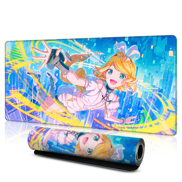 Gaming Mouse Pad XXL, Non-slip Rubber Base Waterproof Desk Mat, Stitched Edges Computer Pad for PC Laptop Office Home