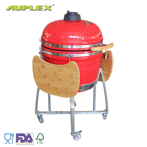 Barbecue Kamado en céramique Auplex de 23 pouces, fumoir au charbon de <span class=keywords><strong>bois</strong></span>, <span class=keywords><strong>four</strong></span> de barbecue extérieur, parrilla pour jardin, fête, camping, cuisine - Product Image 2
