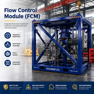 Module de contrôle de débit standard API DNV sur skid pour équipement de traitement pétrolier et gazier offshore - Product Image 1