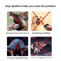 Répulsif Ultrasonique Portable pour Chiens, Serpents, Chats et Oiseaux, Fonction Anti-Aboiement, Modèle PU40