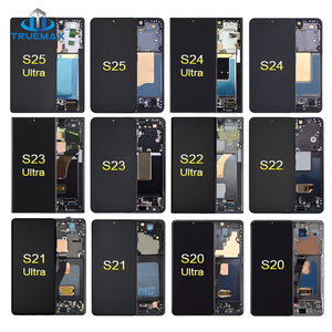 Pantalla LCD Original OLED de 120Hz con Sensor de Huella Dactilar y Marco para Samsung Galaxy S20 S21 S22 S23 S24 S25 Ultra Plus S 21 22 23 24 FE - Product Image 1