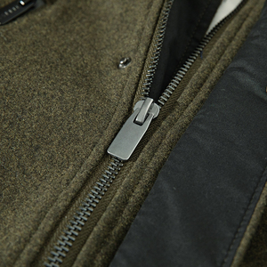 Bestseller Herren grüne Jacke Winter Wolle Kapuzen tasche Hochwertige Plus Size anpassbar - Product Image 4