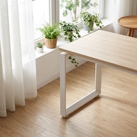 Cadre de table de bureau en métal de style moderne, fabriqué à Guangzhou, avec finition thermolaquée, pour usage domestique ou professionnel.