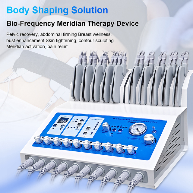 2 in 1 Bio Pads Belt Cups Body Shaping Breast Buttock Lifting Electric Physical Therapy Machine