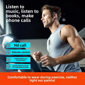 <span class=keywords><strong>Casque</strong></span> filaire à conduction osseuse, léger, <span class=keywords><strong>ouvert</strong></span>, pour le sport, le cyclisme, l'ordinateur et le gaming - Product Image 3