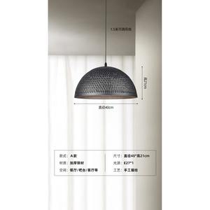 Lámpara Colgante de Estilo Industrial Americano Retro, Lámpara de Mesa de Comedor Personalizada Original de Estilo Loft para Restaurante Bar - Product Image 4