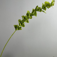 Plantes artificielles modernes de type Clochettes d'Irlande, feuillage de qualité supérieure, longues tiges, pour arrangements floraux de mariage et décoration intérieure