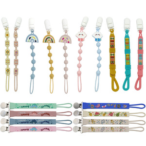 Nuovo Anello da Dentizione per Neonati con Catenella Anti-smarrimento in Silicone, Clip per Ciuccio, Supporto Catenella per Neonati, Prevenzione Perdita Tutto-in-Uno, Vendita all'Ingrosso - Product Image 4