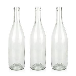 750ml pour bouteille de vin rouge bordeaux bordeaux avec logo personnalisé <span class=keywords><strong>en</strong></span> liège finition givrée manchon <span class=keywords><strong>en</strong></span> verre silex pour marque et emballage - Product Image 1