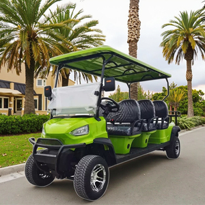 Xe Golf điện 6 chỗ ngồi 48V pin lithium 50 + dặm phạm vi 25 MPH tốc độ cho các sân golf cộng đồng gated Dot EEC GCC thép - Product Image 5