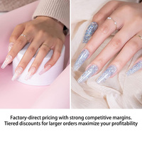 Vente en gros de poly gel sans HEMA Gel d'extension UV de couleur naturelle personnalisé Gel acrylique constructeur d'ongles Gel acrylique