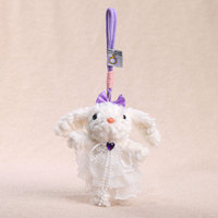 Boneka Kelinci Bangbang, Boneka Kelinci Bertelinga Lengkung, Liontin Boneka Plush, Mainan Boneka Anak, Tas Boneka, Hadiah Ulang Tahun, Grosir