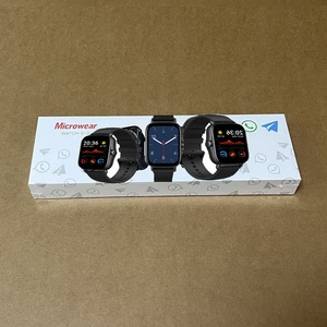 <span class=keywords><strong>Reloj</strong></span> Inteligente S12 Microwear con Pantalla TFT de 2.06 Pulgadas, IP67, Silicona, para Hombre y <span class=keywords><strong>Mujer</strong></span>, X11 GTP, Asistente de Voz IA, Calendario - Product Image 1