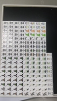 En Stock: Nuevo Set de Mahjong de Lujo Personalizado con Temática de Halloween, 160 Fichas, Portátil, Ecológico, de Acrílico, Entretenimiento Americano