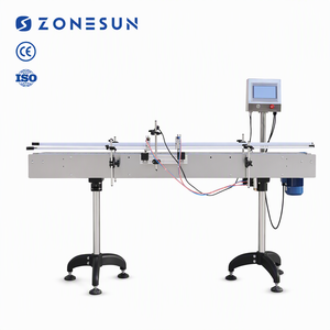 ZONESUN ZS-CB100P - Cinta Transportadora Plana Automatizada para Línea de Ensamblaje de Máquinas de Llenado - Product Image 1