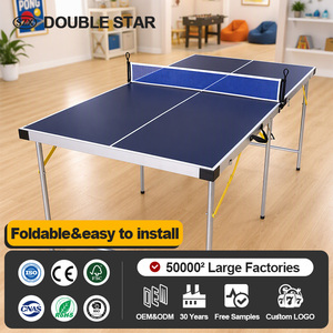 <span class=keywords><strong>Mesa</strong></span> de <span class=keywords><strong>Ping</strong></span> <span class=keywords><strong>Pong</strong></span> <span class=keywords><strong>Plegable</strong></span> para Interiores, Tablero de PB de 9 mm, Patas Pintadas con Tubo de Hierro Laminado en PVC, <span class=keywords><strong>Mesa</strong></span> de <span class=keywords><strong>Ping</strong></span> <span class=keywords><strong>Pong</strong></span> Portátil en Venta - Product Image 1