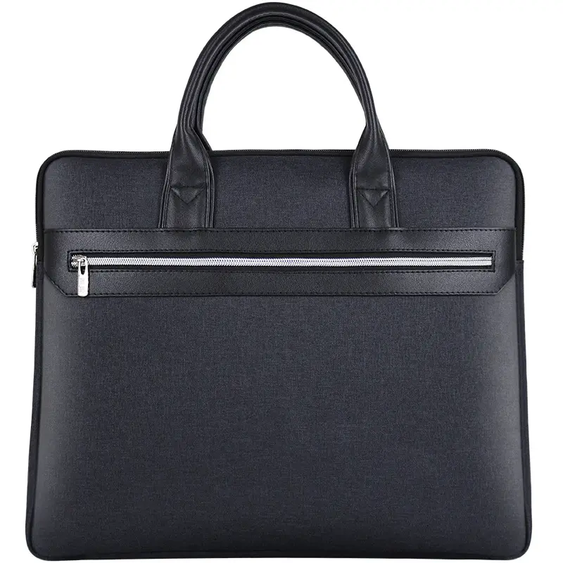 PVC Leather Office Business Briefcase Aktentasche Laptop Tote Bag Briefcase For Men Designer