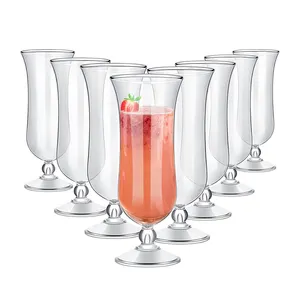 Bicchieri da cocktail in policarbonato da 16 once vintage hurricane