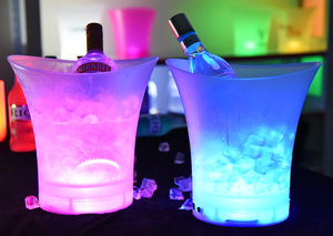 <span class=keywords><strong>5L</strong></span> bière en plastique PP éclairé meilleur vendeur LED seau à glace - Product Image 5