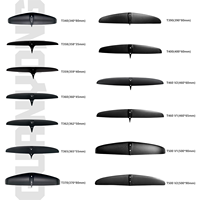 Aile arrière Skinny T358 en carbone pour planche de surf électrique EFOIL, sports nautiques, kitesurf, foil, hydrofoil