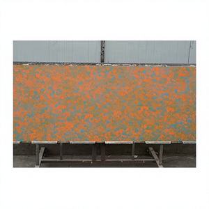 Panel Decorativo Impermeable y Resistente al Fuego con Patrón de Flores Doradas para Paredes Interiores Artísticas, Espacios Comerciales y Áreas de Entretenimiento - Product Image 1