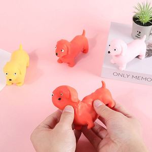 Jouet anti-stress personnalisé - Mignon Teckel extensible à presser pour soulager le stress et faire des farces - Jouet Mochi - Product Image 4