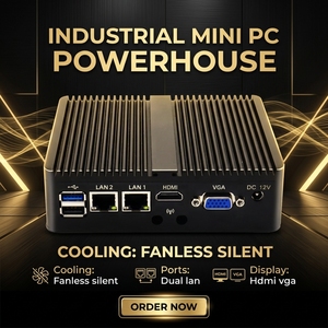 มีท นาโน มินิ ไอ พีซี โปรเซสเซอร์ Core N100 แรม 32GB DDR5  2TB Gen 4 SSD คอมพิวเตอร์ตั้งโต๊ะเล่นเกม 11 Pro รุ่นใหม่ นาโน 2TB Gen 4 SSD - Product Image 1