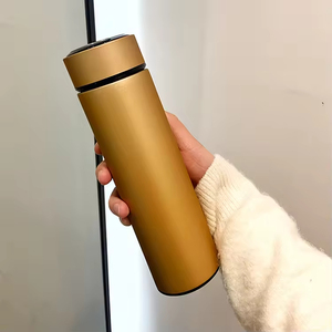 17oz 500ml Factory Business Stainless Steel Thermos Straight Tea Double-layer Vacuum Office Water <b>Bottle</b> <b>flask</b> - Product Image 3