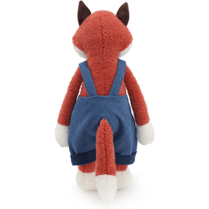 Peluche renard en coton moelleux et mignon, anti-stress, doublure en maille lavée, renard rouge de <span class=keywords><strong>dessin</strong></span> <span class=keywords><strong>animé</strong></span> doux, cadeau d'anniversaire pour enfants - Product Image 4
