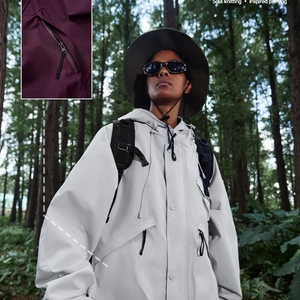 Breathable <b>Waterproof</b> Softshell Anorak Spring Outdoor Hiking Safari Windbreaker <b>Jacket</b> <b>Thin</b> Canvas Coats Manufacturer - Product Image 5