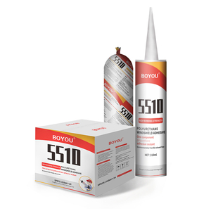 Keo dán kính chắn gió <span class=keywords><strong>Polyurethane</strong></span> đen độ nhớt cao Boyou 5511 và chất bịt kín PU, chất bịt kín Poliuretano - Product Image 2