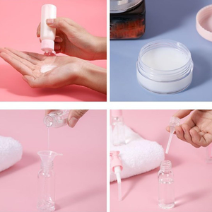 Travel Bottle Transparent Bottle Body PET <b>Spray</b> Compactempty Bottle Can Be Packaged Separately <b>Sunscreen</b> Lotion,face Cream - Product Image 5