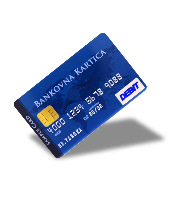 Dual-interface Bank Card 13.56MHz Smart Card Payment Card