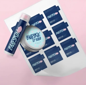 Etiquetas Adhesivas Personalizadas con Logotipo, Resistentes al Agua, Removibles, de Vinilo, Impresión de Hojas de Etiquetas Adhesivas Personalizadas, Etiqueta Autoadhesiva para Tubo de Bálsamo Labial - Product Image 1