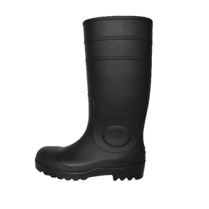 Steeltoe adulte <span class=keywords><strong>bottes</strong></span> de pluie pour Famer sûr Wading caoutchouc PVC imperméable noir coton tissu unisexe Midi classique été hommes <span class=keywords><strong>bottes</strong></span> - Product Image 1