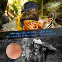 Filet anti-moustiques pour la tête, idéal pour la randonnée et les activités de plein air, protection contre les insectes, les moucherons et les mouches pour adultes