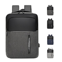 Mochila de Viaje para Portátil de 15.6 Pulgadas, Material Oxford Impermeable, con Logotipo Personalizado, para Hombres de Negocios, Venta al Por Mayor de Fábrica