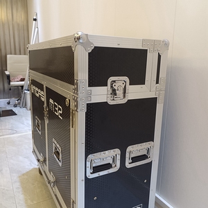 Estuche de Transporte de Aluminio y Madera Contrachapada Negra TM con <span class=keywords><strong>Ruedas</strong></span> Resistentes para Mezcladora <span class=keywords><strong>Midas</strong></span> M32, Ideal para Alquiler de Equipos de Audio - Product Image 6