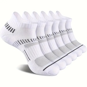 Men's Ankle <b>Socks</b> Cotton Blend Breathable Sweat Absorbent <b>Running</b> Sports <b>Socks</b> Low Cut Color Blocking Daily Wear - Product Image 3